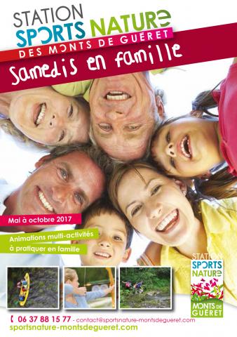 Flyer samedis en famille 2017