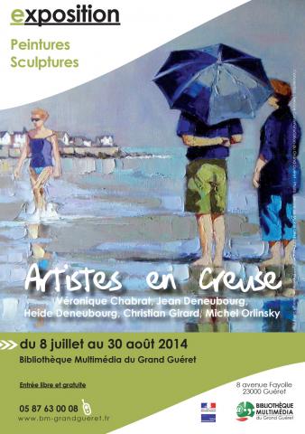 Visuel exposition Artistes en Creuse